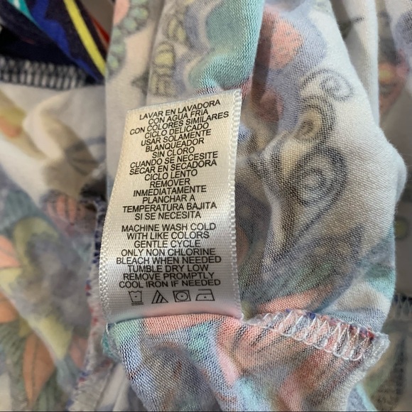 Milly for Design Nation White Floral Maxi Circle Skirt size Medium - Picture 8 of 8